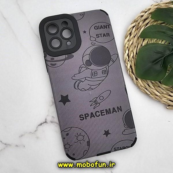 قاب گوشی iPhone 11 Pro آیفون طرح کبریتی چرمی اورجینال Unique Case محافظ لنزدار کپسولی فضانورد SPACEMAN کد 410